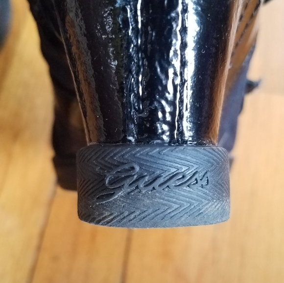 Guess Black Wedge Sneakers with Buckles - Picture 5 of 8